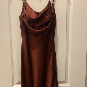 Revelry bridesmaid dress- terracotta